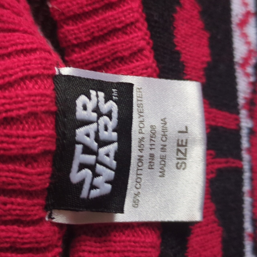 Star Wars Black and Red Darth Vader Sweater - Picture 2 of 3